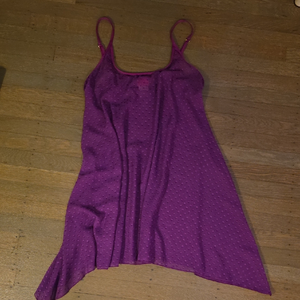 Betsey Johnson Swim- Vibrant Purple Swim Coverup Size M/ L